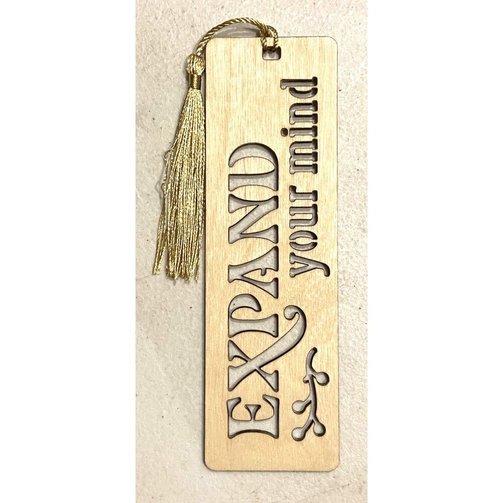 Wood Bookmark - Expand your Mind - B041